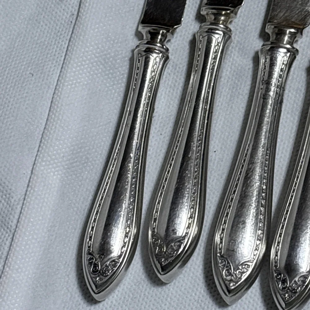 Oneida Community Silverplate 1910 Fruit Grapefruit Knives Knife Set 6